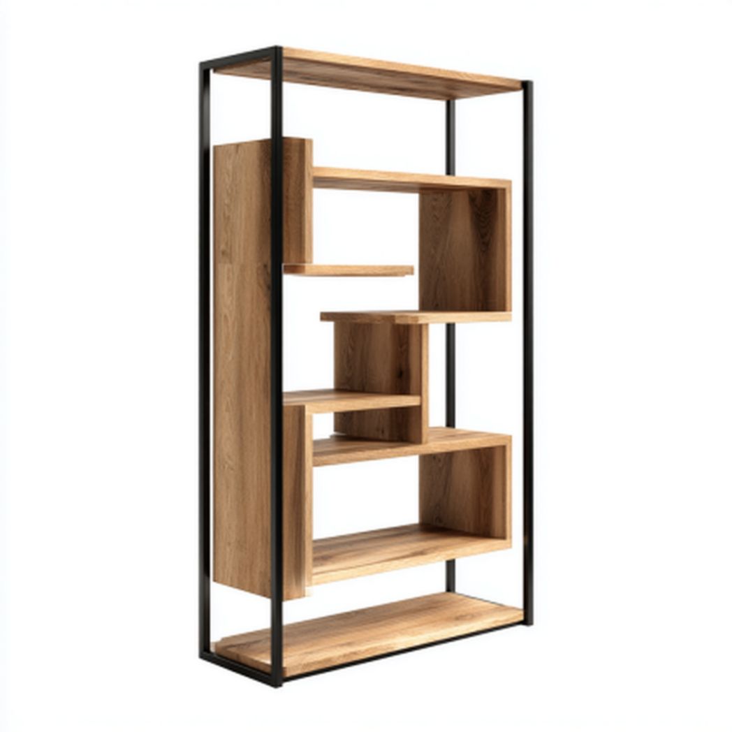 Regał do przechowywania w biurze z płyty wiórowej - 90 x 40 x 180
