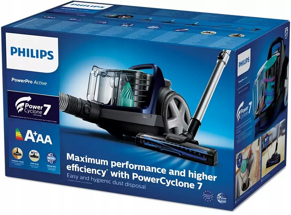 Odkurzacz bezworkowy 900W Philips PowerPro Compact Seria 3000 FC9330/09